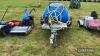 2015 Western Global 1.100ltr single axle water bowser with petrol engine pump and hose Serial No. 15007862 - 2