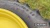 Set Mitas 380/90 R46 rear and Mitas 380/85 R30 front wheels and tyres, ex - John Deere 6930 INCLUDED BY KIND PERMISSION - 10