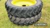 Set Mitas 380/90 R46 rear and Mitas 380/85 R30 front wheels and tyres, ex - John Deere 6930 INCLUDED BY KIND PERMISSION - 13