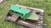 John Deere front weight carrier together with 6no. John Deere 55kg weights - 3