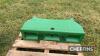 John Deere 110kg front tombstone weight carrier INCLUDED BY KIND PERMISSION