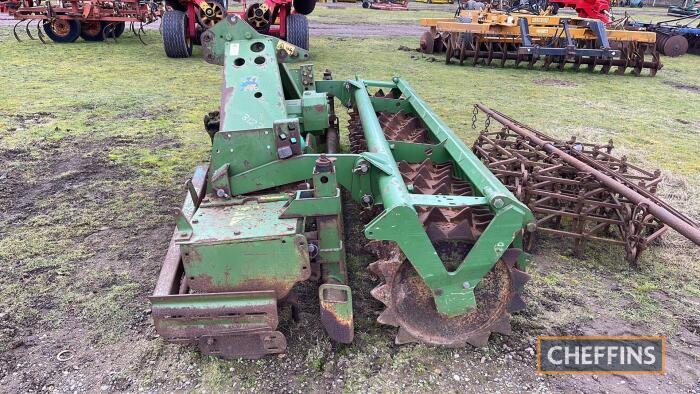 Amazone KE302 3m Power Harrow c/w packer roller Ser. No. 5901441