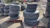 Set of 4no. Turf Tyres for compact tractor UNRESERVED LOT - 2