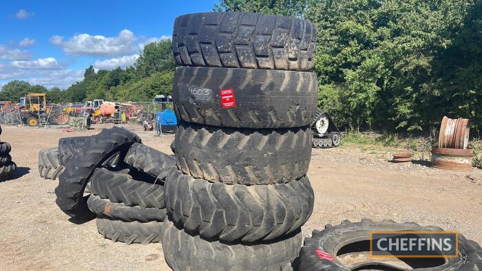 5no. Various Dumper Tyres (inc 1no. 20.5 R25 & 1no. 23.5 R25) UNRESERVED LOT