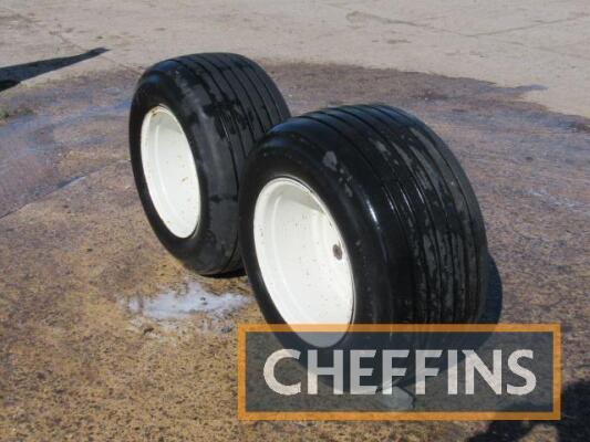 Pr. of 15.0/55-17 Wheels & Tyres UNRESERVED LOT