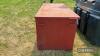 Large metal storage cabinet circa 8ft x 4ft - 2