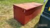 Large metal storage cabinet circa 8ft x 4ft - 3