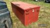 Large metal storage cabinet circa 8ft x 4ft - 4