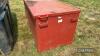 Large metal storage cabinet circa 8ft x 4ft - 5