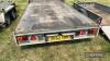 Ifor Williams LM126G tandem axle flat bed trailer with ramps Serial No. SCKD0000065102681 - 9