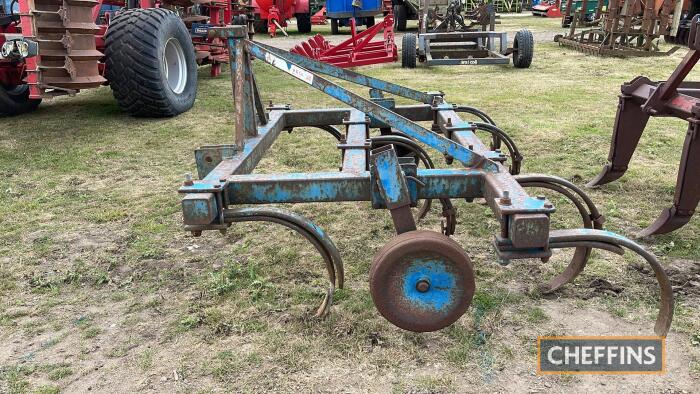 AW Smith 8ft C Tine Cultivator c/w 2 depth wheels