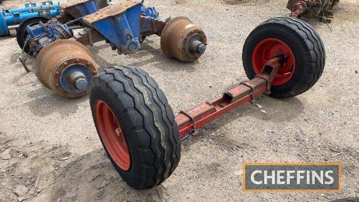 Axle Complete with Wheels & Tyres UNRESERVED LOT