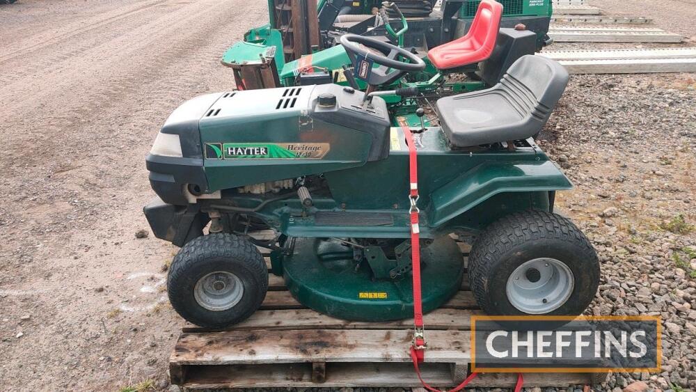 Hayter 12 30 Ride on Mower c w manual and keys in office ATV s