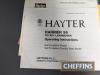 Qty mower instruction books and parts lists to inc. Atco, Webb and Hayter - 10