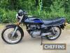 1980 249cc Honda CB250N Superdream MOTORCYCLE Reg. No. KPM 654W Frame No. JHMCB250N2114102 Engine No. CB250NE2119276 Quite the stylistic breakthrough in its day, this Superdream has been repainted in black and has been barn stored unused in the current ow - 8