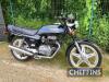 1980 249cc Honda CB250N Superdream MOTORCYCLE Reg. No. KPM 654W Frame No. JHMCB250N2114102 Engine No. CB250NE2119276 Quite the stylistic breakthrough in its day, this Superdream has been repainted in black and has been barn stored unused in the current ow - 11