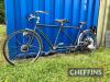 1957 32cc Cyclemaster Tandem AUTO-CYCLE Reg. No. 384 XVR Frame No. E1382 Engine No. 160380 The most novel of machinery, the vendor reports that solo riding is a doddle but two up requires a bit of concentrated teamwork with back pedal rear brake! In appar - 2