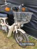 1988 49cc Yamaha QT50 MOPED Reg. No. F767 WAH Frame No. 5F3033117 Engine No. 5F3033117 The step through shopper is replete with rack and front basket, direct from barn storage and offered for sale with V5C document and showing just 2,210 (unverified) mile - 3