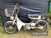 1988 49cc Yamaha QT50 MOPED Reg. No. F767 WAH Frame No. 5F3033117 Engine No. 5F3033117 The step through shopper is replete with rack and front basket, direct from barn storage and offered for sale with V5C document and showing just 2,210 (unverified) mile - 4