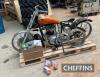 750cc Triumph Bonneville custom project Reg. No. N/A Frame No. TBA Engine No. N27942 This part complete project consists of a c1976 750cc Bonneville engine that is stated to have been rebuilt, mounted in a Triumph frame with bolt on hard-tail, front forks