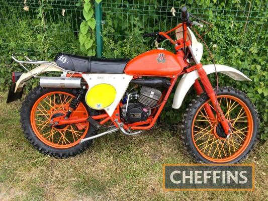 1978 49cc Real Enduro 40 MOPED Reg. No. AVG 596S Frame No. 12798 Engine No. 002772 This Italian (Testi) built machine has come to the UK via Germany at some point, the vendor describes it as a surprisingly lively performer that has some big machine attrib