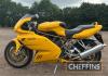 1999 904cc DUCATI 900SSie MOTORCYCLE Reg. No. V819 XDO Frame No. ZDMV100AWB707001 Engine No. 001675 Finished in yellow, this 900SS has driven just 7,500 miles from new, with a run of MOT certificates to back this up. Fitted with Remus Grand Prix silen - 2