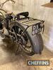 1923 989cc BSA 8hp Model F MOTORCYCLE Reg. No. DS 6975 Frame No. L126 Engine No. G1878 BSA's first V-twin, the 770cc (6/7hp) Model E, debuted late in 1919 and was the forerunner of a long line of rugged and dependable 'sidecar tugs'. A larger, 986cc 8hp - 5