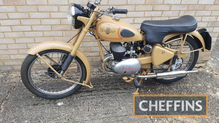 1953 244cc Excelsior Talisman STT1 Reg. No. 547 UYV Frame No. XTS/3784 Engine No. 3769 An uncommon model the twin carburettor Sports version of the Talisman twin is in extremely well presented and standard condition. A lively performer that has been littl