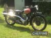 1936 250cc Ariel LH250 Red Hunter MOTORCYCLE Reg. No. CHU 69 Frame No. F2729 Engine No. AB373 This Ariel 250 twin port, open valve Red Hunter has been restored over a period of 35 years at vast expense. It comes with a large history folder containing thou - 2