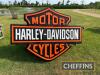 Harley Davidson, a very large 6ft x 5ft illuminating showroom sign ex Sheffield dealership, a rare item - 2