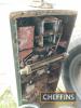 Avery Hardoll petrol pump for restoration, 20 gallon delivery dial, delivery hose, lacking back panel - 4