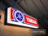 Yamaha, a double sided hanging illuminating sign ex-showroom 38x12x8ins - 3