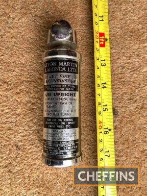 Aston Martin Lagonda Ltd fire extinguisher