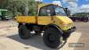 1980 MERCEDES Unimog 406 5675cc diesel TRUCK Reg. No. LFD 725V Chassis No. 40612010031611 Fitted with the 16 speed gearbox, rear linkage and PTO