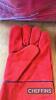 Bundle of 10no, Red Welding Gauntlets - 6