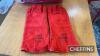 Bundle of 10no, Red Welding Gauntlets - 8