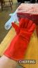 Bundle of 10no, Red Welding Gauntlets - 10