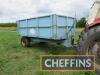 1975 Weeks tipping trailer. The vendor reports this trailer has only one owner since new, its original jack, and has only been used for grain - 3