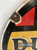 Dunlop Stock double sided reproduction circular enamel sign 24ins diameter - 2