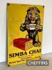 Simba Chai Tea reproduction enamel sign 24x16ins