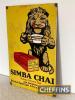 Simba Chai Tea reproduction enamel sign 24x16ins - 2