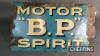 Motor 'BP' Spirit double sided enamel sign 26ins x 15ins, some damage - 6