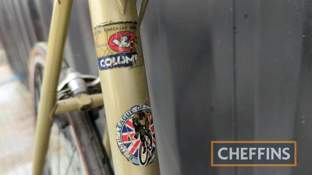 Vintage Cinelli gold Saba frame racing bicycle with 12 speed Campagnolo gears and 25inch wheels Vintage sale Sale 2 Motorcycles Selected Vehicles Automobilia and Automotive Spares Lots 420 810 etc