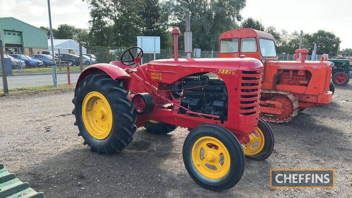 1949 MASSEY-HARRIS 744 PD 6cylinder diesel TRACTOR Reg. No. JUF 196 Serial No. C028001 Subject to a restoration some 15+ years ago