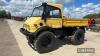 1980 MERCEDES Unimog 406 5675cc diesel TRUCK Reg. No. LFD 725V Chassis No. 40612010031611 Fitted with the 16 speed gearbox, rear linkage and PTO - 32