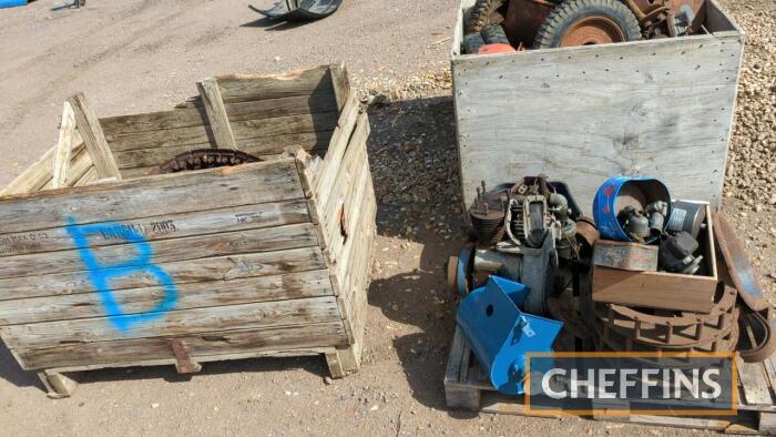 Qty Ransomes MG crawler tractor spares