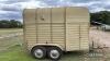 Rice 2 horse trailer, stated to have been used very little - 6