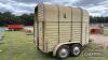 Rice 2 horse trailer, stated to have been used very little - 7