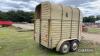 Rice 2 horse trailer, stated to have been used very little - 8