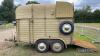 Rice 2 horse trailer, stated to have been used very little - 14